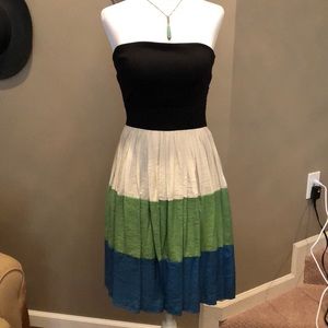 Strapless cute dress